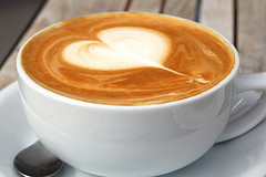 heart latte